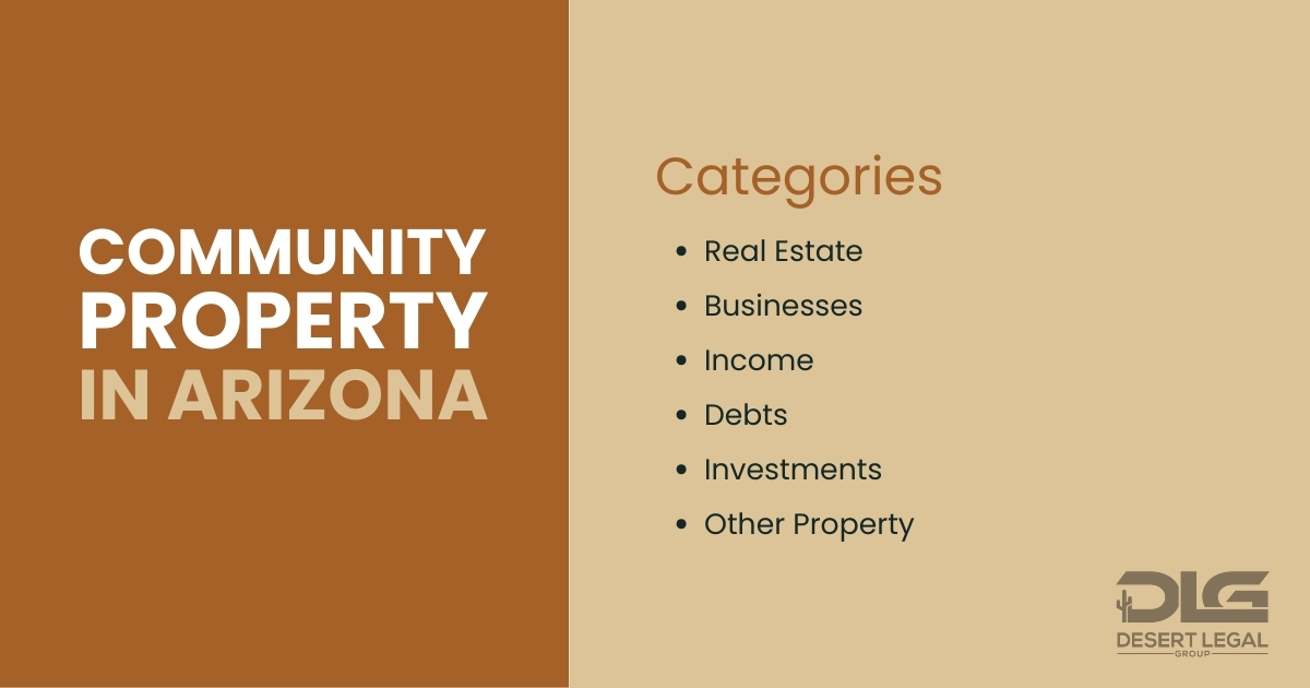 Community Property Categories in Arizona